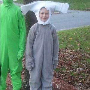 Gently used kids hammerhead shark costume
